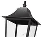 Outdoor Post Mounted Fixture Z-Lite 5008PHBR-519P-BK Black Gannon 3 Light Outdoor Post Mounted Fixture Z-Lite
