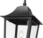 Outdoor Post Mount Fixture Z-Lite 5008PHBR-BK Black Gannon 3 Light Outdoor Post Mount Fixture Z-Lite