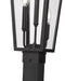 Outdoor Post Mounted Fixture Z-Lite 5008PHBS-536P-BK Black Gannon 3 Light Outdoor Post Mounted Fixture Z-Lite