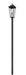 Outdoor Post Mounted Fixture Z-Lite 5008PHXLR-5009P96-BK Black Gannon 3 Light Outdoor Post Mount Fixture Z-Lite
