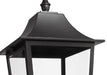 Outdoor Post Mounted Fixture Z-Lite 5008PHXLR-5011P-BK Black Gannon 3 Light Outdoor Post Mounted Fixture Z-Lite