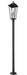 Outdoor Post Mounted Fixture Z-Lite 5008PHXLR-5012P-BK Black Gannon 3 Light Outdoor Post Mount Fixture Z-Lite