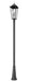 Outdoor Post Mounted Fixture Z-Lite 5008PHXLR-519P-BK Black Gannon 3 Light Outdoor Post Mounted Fixture Z-Lite