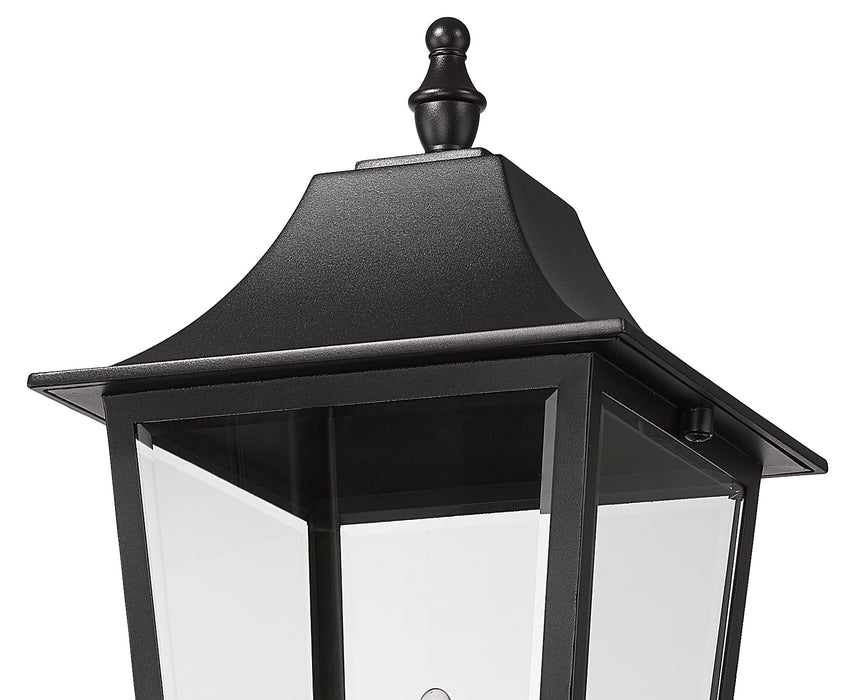 Outdoor Post Mounted Fixture Z-Lite 5008PHXLR-519P-BK Black Gannon 3 Light Outdoor Post Mounted Fixture Z-Lite
