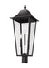 Outdoor Post Mount Fixture Z-Lite 5008PHXLR-BK Black Gannon 3 Light Outdoor Post Mount Fixture Z-Lite