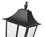 Outdoor Post Mounted Fixture Z-Lite 5008PHXLS-536P-BK Black Gannon 3 Light Outdoor Post Mounted Fixture Z-Lite
