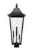 Outdoor Post Mount Fixture Z-Lite 5008PHXLS-BK Black Gannon 3 Light Outdoor Post Mount Fixture Z-Lite