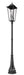 Outdoor Post Mounted Fixture Z-Lite 5008PHXXLR-564P-BK Black Gannon 5 Light Outdoor Post Mounted Fixture Z-Lite