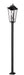 Outdoor Post Mounted Fixture Z-Lite 5008PHXXLS-536P-BK Black Gannon 5 Light Outdoor Post Mount Fixture Z-Lite