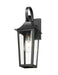 Outdoor Wall Light Z-Lite 5008S-BK Black Gannon 1 Light Outdoor Wall Light Z-Lite