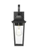 Outdoor Wall Light Z-Lite 5008S-BK Black Gannon 1 Light Outdoor Wall Light Z-Lite