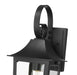 Outdoor Wall Light Z-Lite 5008S-BK Black Gannon 1 Light Outdoor Wall Light Z-Lite
