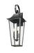 Outdoor Wall Light Z-Lite 5008XL-BK Black Gannon 3 Light Outdoor Wall Light Z-Lite