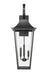 Outdoor Wall Light Z-Lite 5008XL-BK Black Gannon 3 Light Outdoor Wall Light Z-Lite
