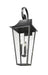 Outdoor Wall Light Z-Lite 5008XXL-BK Black Gannon 5 Light Outdoor Wall Light Z-Lite