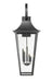 Outdoor Wall Light Z-Lite 5008XXL-BK Black Gannon 5 Light Outdoor Wall Light Z-Lite