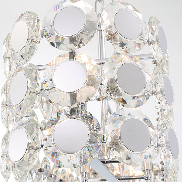 Eurofase 44287-016 Perrene 40" Chrome Chandelier