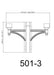 Outdoor Posts + Hardware Z-Lite 501-3BK Black Outdoor 3 Light Outdoor Posts + Hardware Z-Lite