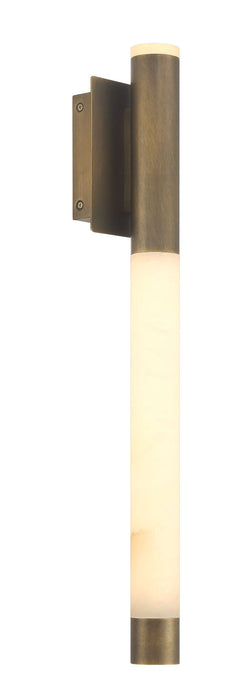 Wall Sconce Eurofase Ronda 24 Inch Alabaster Wall Sconce - Weathered Brass Eurofase