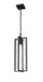 Outdoor Chain Mount Ceiling Fixture Z-Lite 5013CHB-BK Black Aura 1 Light Outdoor Chain Mount Ceiling Fixture Z-Lite