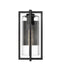 Outdoor Wall Light Z-Lite 5013M-BK Black Aura 1 Light Outdoor Wall Light Z-Lite