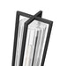 Outdoor Post Mount Fixture Z-Lite 5013PHBR-BK Black Aura 1 Light Outdoor Post Mount Fixture Z-Lite