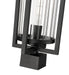 Outdoor Post Mount Fixture Z-Lite 5013PHBS-BK Black Aura 1 Light Outdoor Post Mount Fixture Z-Lite
