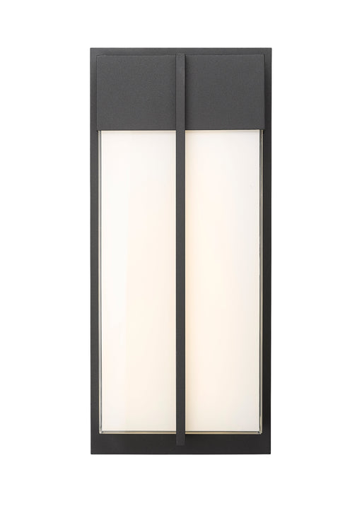 Outdoor Wall Light Z-Lite 5014M-BK-LED Black Nyx 2 Light Outdoor Wall Light Z-Lite