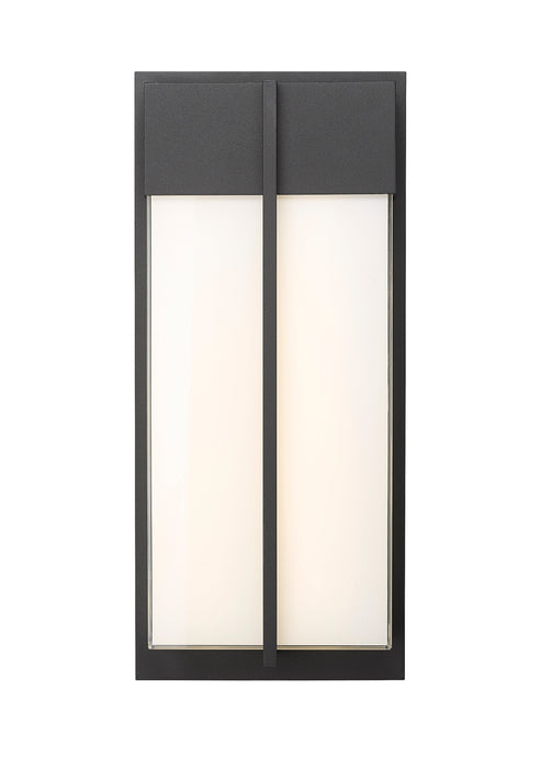 Outdoor Wall Light Z-Lite 5014M-BK-LED Black Nyx 2 Light Outdoor Wall Light Z-Lite