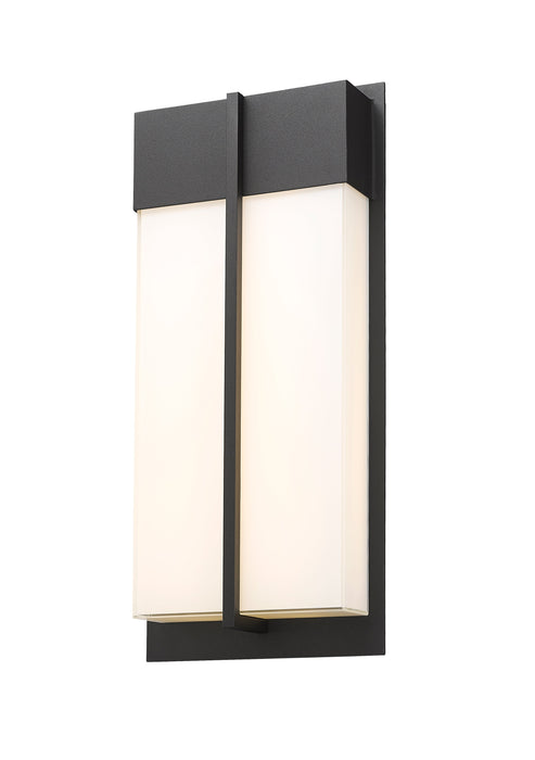 Outdoor Wall Light Z-Lite 5014M-BK-LED Black Nyx 2 Light Outdoor Wall Light Z-Lite