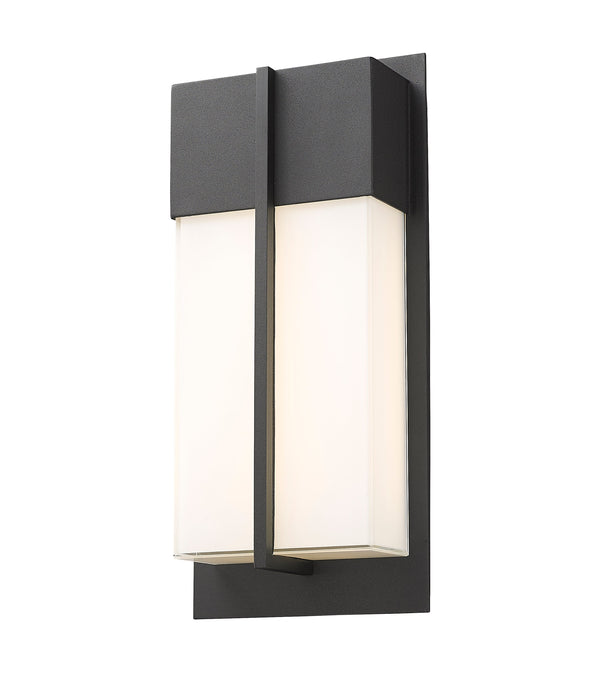 Outdoor Wall Light Z-Lite 5014S-BK-LED Black Nyx 2 Light Outdoor Wall Light Z-Lite