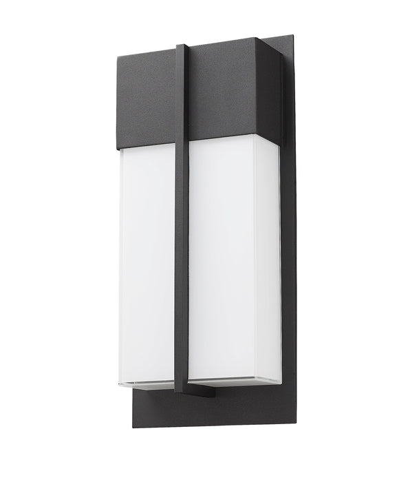 Outdoor Wall Light Z-Lite 5014S-BK-LED Black Nyx 2 Light Outdoor Wall Light Z-Lite