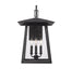 Outdoor Wall Light Z-Lite 5015B-BK Black Rainer 4 Light Outdoor Wall Light Z-Lite