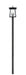 Outdoor Post Mounted Fixture Z-Lite 5015PHBR-5009P96-BK Black Rainer 4 Light Outdoor Post Mounted Fixture Z-Lite