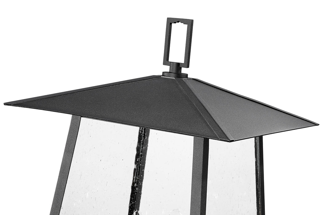 Outdoor Post Mounted Fixture Z-Lite 5015PHBS-536P-BK Black Rainer 4 Light Outdoor Post Mounted Fixture Z-Lite