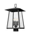 Outdoor Post Mount Fixture Z-Lite 5015PHBS-BK Black Rainer 4 Light Outdoor Post Mount Fixture Z-Lite