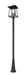 Outdoor Post Mounted Fixture Z-Lite 5015PHXLR-5011P-BK Black Rainer 5 Light Outdoor Post Mounted Fixture Z-Lite