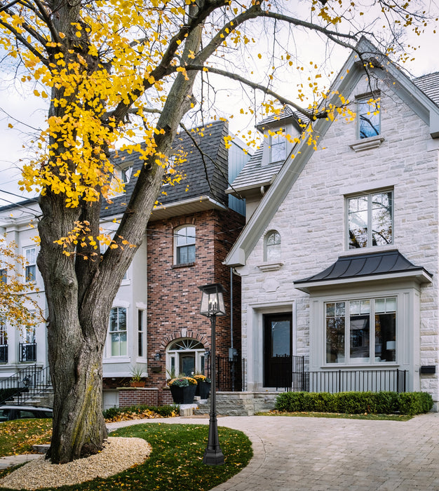 Outdoor Post Mounted Fixture Z-Lite 5015PHXLR-564P-BK Black Rainer 5 Light Outdoor Post Mounted Fixture Z-Lite