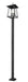Outdoor Post Mounted Fixture Z-Lite 5015PHXLS-536P-BK Black Rainer 5 Light Outdoor Post Mounted Fixture Z-Lite