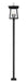 Outdoor Post Mounted Fixture Z-Lite 5015PHXLS-536P-BK Black Rainer 5 Light Outdoor Post Mounted Fixture Z-Lite