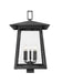 Outdoor Post Mount Fixture Z-Lite 5015PHXLS-BK Black Rainer 5 Light Outdoor Post Mount Fixture Z-Lite