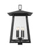 Outdoor Post Mount Fixture Z-Lite 5015PHXXLS-BK Black Rainer 6 Light Outdoor Post Mount Fixture Z-Lite