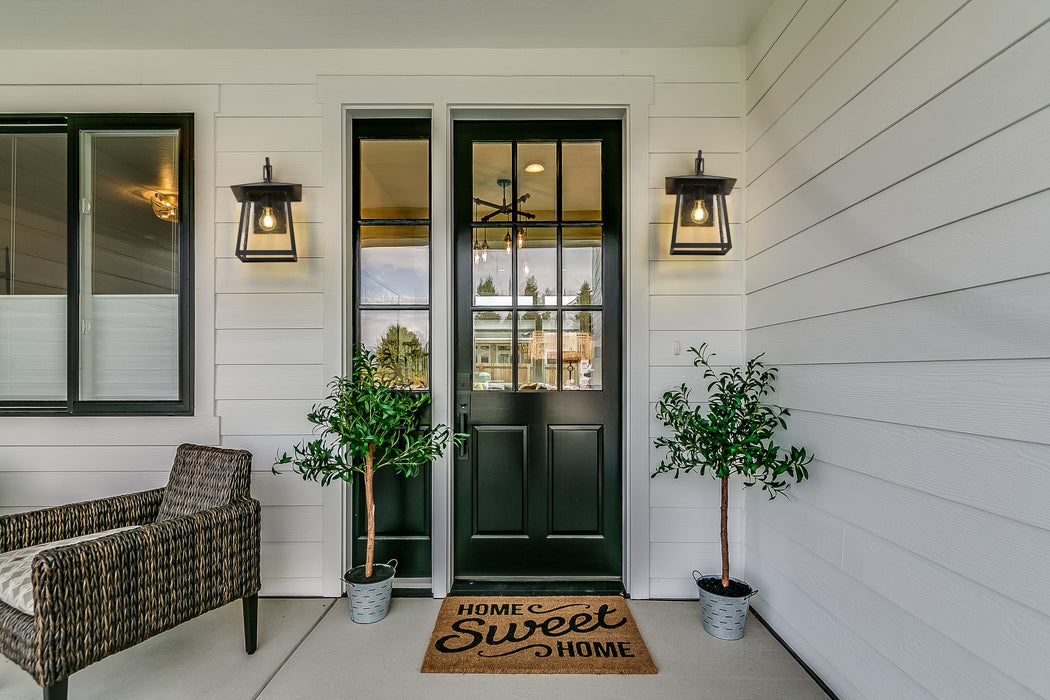 Outdoor Wall Light Z-Lite 5015S-BK Black Rainer 1 Light Outdoor Wall Light Z-Lite