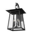 Outdoor Wall Light Z-Lite 5015XL-BK Black Rainer 5 Light Outdoor Wall Light Z-Lite