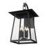 Outdoor Wall Light Z-Lite 5015XXL-BK Black Rainer 6 Light Outdoor Wall Light Z-Lite