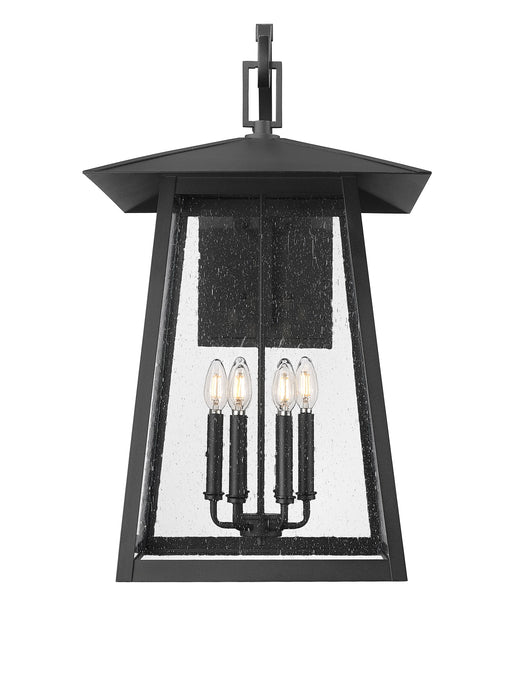Outdoor Wall Light Z-Lite 5015XXL-BK Black Rainer 6 Light Outdoor Wall Light Z-Lite