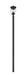 Outdoor Post Mounted Fixture Z-Lite 5016PHBR-5009P96-BK Black Davina 4 Light Outdoor Post Mounted Fixture Z-Lite