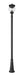 Outdoor Post Mounted Fixture Z-Lite 5016PHBR-5011P-BK Black Davina 4 Light Outdoor Post Mounted Fixture Z-Lite