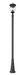 Outdoor Post Mounted Fixture Z-Lite 5016PHBR-519P-BK Black Davina 4 Light Outdoor Post Mounted Fixture Z-Lite