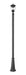 Outdoor Post Mounted Fixture Z-Lite 5016PHMR-519P-BK Black Davina 3 Light Outdoor Post Mounted Fixture Z-Lite